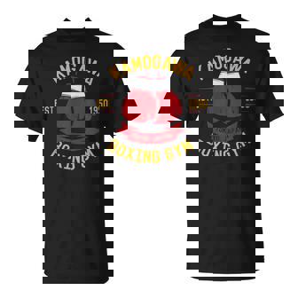 Vintage Boxing Gloves Kamogaw Boxing Gym Est 1950 T-Shirt - Monsterry