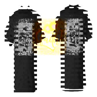 Vintage Faith Cross Sunflower Butterflies Flowers Christians T-Shirt - Monsterry