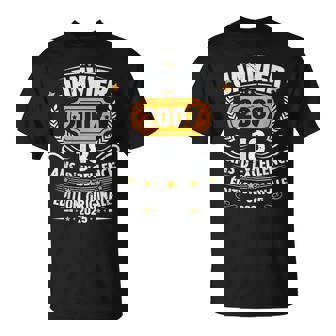 Vintage Janvier 2007 Cadeau Anniversaire 18 Ans Garçons T-Shirt - Cadeauxyz