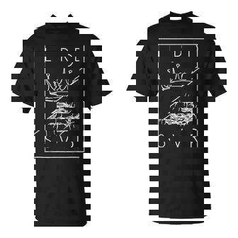 Vintage Jesus Christian King Crown Svr & Lrd Lord & Savior T-Shirt - Monsterry