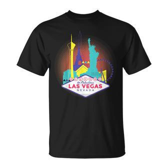 Vintage Lasegas Nevada -Acances De Casino À Lasegas Strip T-Shirt - Cadeauxyz