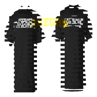 Vintage Oregon Oregon Retro Yellow T-Shirt | Seseable CA