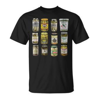 Vintage Pickle Jar Print Retro Pickle Lover T-Shirt - Geschenkecke