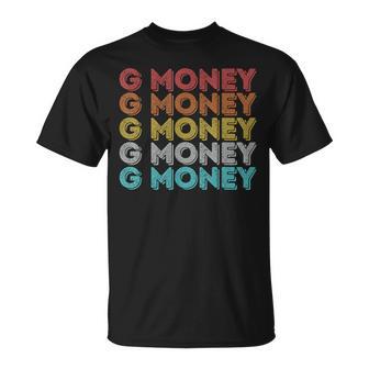Vintage Retro G Money T-Shirt - Thegiftio UK