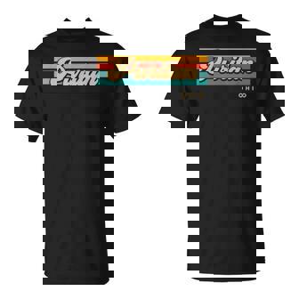 Vintage Sunset Stripes Puritan Ohio T-Shirt - Monsterry
