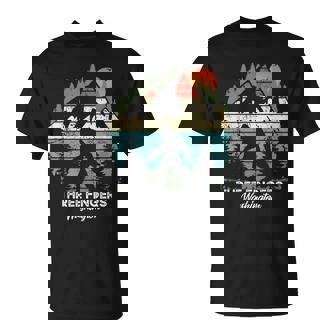 Vintage Three Fingers Washington National Park Retro 80's T-Shirt - Monsterry