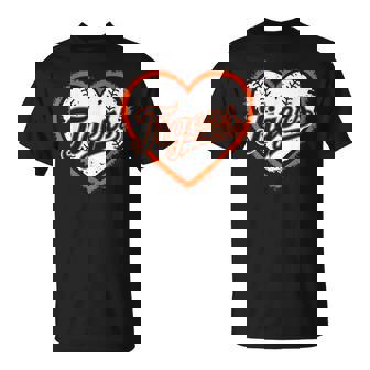 Vintage Tigers Heart Throwback Retro Styles Classic T-Shirt - Thegiftio UK