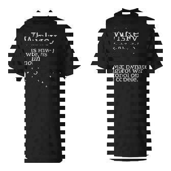 Vintage Whiskey Drinkers Definition Of Whisky Camiseta unisex - Regaloses