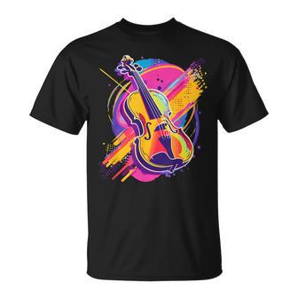 Violin Cartooniolin Loversiolin School T-Shirt - Geschenkecke