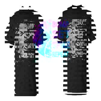 Volleyball T Bump Set Spike Repeat N Girls T-Shirt - Monsterry