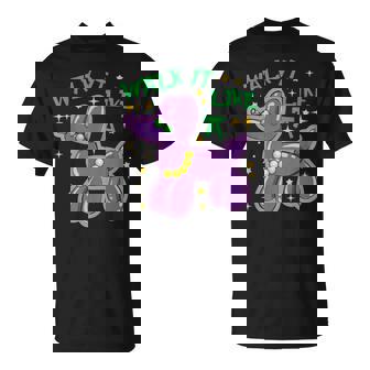 Walk It Like A Dog Mardi Gras New Orleans Fleur De Lis T-Shirt - Seseable