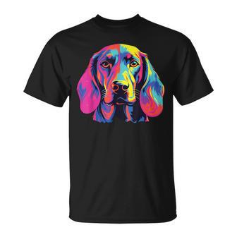 Watercolour Colourful Bavarian Mountain Sweat Dog T-Shirt - Geschenkecke