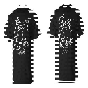 Wedding For Wife From Husband Best Wife Est 2019 T-Shirt - Monsterry