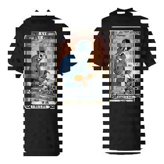 The Welder Welding Tarot Card Skeleton Metal Worker T-Shirt - Monsterry