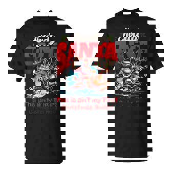 Western Country XMAS Howdy Santa Cowboy Christmas Rodeo T-Shirt - Monsterry