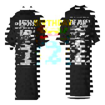 Western Family Birthday Boy 2 Cowboy 2Nd Birthday T-Shirt | Seseable UK