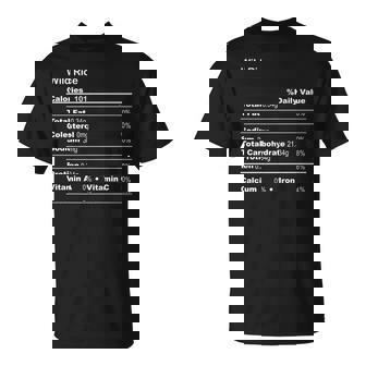 Wild Rice Thanksgiving Nutritional Fact Premium T-Shirt - Monsterry