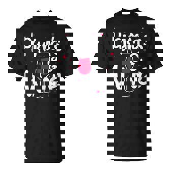 Wine Pajamas Wine Glass Pajama Drinking Party T-Shirt - Monsterry