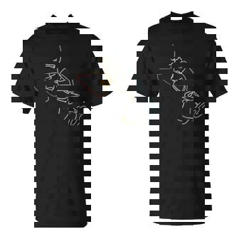 Wine Sommelier Line Art Retro Style Vintage T-Shirt - Monsterry