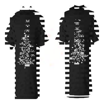 Winter Snowflake Christmas Tree T-Shirt - Monsterry