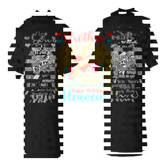 Wish A Very Happy Birthday Brother In Heaven Memorial Family T-Shirt - Monsterry