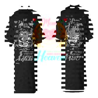 Wish A Very Happy Birthday Mom In Heaven Memorial Family T-Shirt - Monsterry