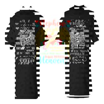 Wish A Very Happy Birthday Nephew In Heaven Memorial Family T-Shirt - Monsterry