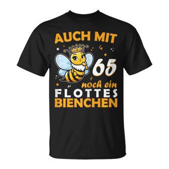 Women's 65Th Birthday With 65 Years Still A Bee Motif T-Shirt - Geschenkecke