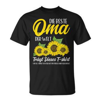 Women's The Best Oma In The World German T-Shirt - Geschenkecke