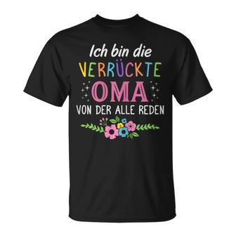 Women's Grandmother Crazy Grandma T-Shirt - Geschenkecke