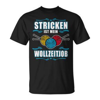 Women's Knitted Is My Woll Zeitjob Knitted T-Shirt - Geschenkecke