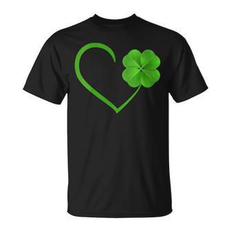 Women's Love Four Leaf Clover St Patrick Day Clover For Women T-Shirt - Geschenkecke