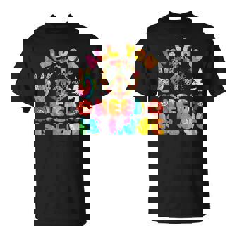 Women's All You Need Is Love Peace Sign Tie Dye Hippy Retro 60S 70S With-Neck T-Shirt - Geschenkecke