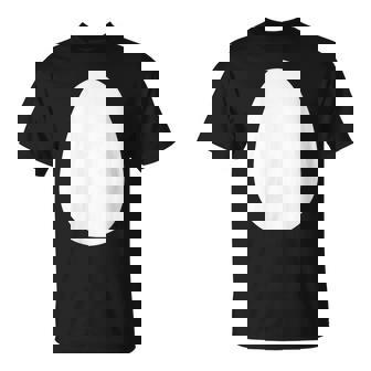 Women's Penguin Costume Belly Animal Costume Carnival Fancy Dress With-Neck T-Shirt - Geschenkecke