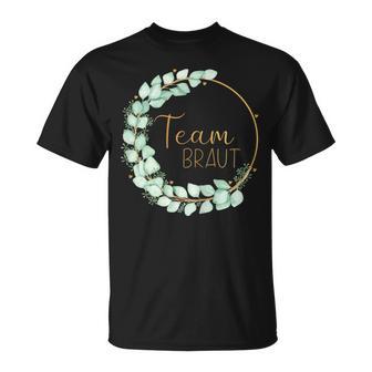 Women's Team Bride Stag Party Eucalyptus T-Shirt - Geschenkecke