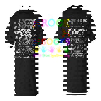 World Down Syndrome Day Rock Your Socks Awareness Support T-Shirt - Monsterry