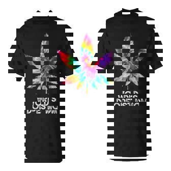 World's Dopest Mom Weed Soul Cannabis Tie Dye Mother's Day T-Shirt - Thegiftio UK