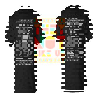 They Not Like Us Black History Month Hip-Hop T-Shirt | Mazezy