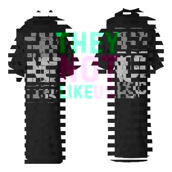 They Not Like Us Retro T-Shirt - Cadeauxyz
