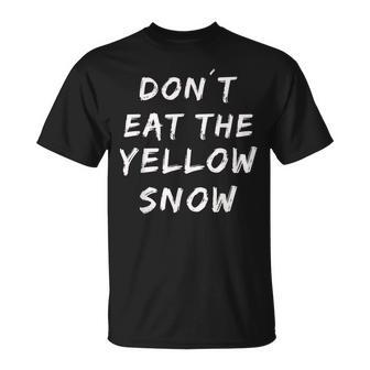 Yellow Snow Ski Snowboard Apres Ski Party Outfit T-Shirt - Geschenkecke