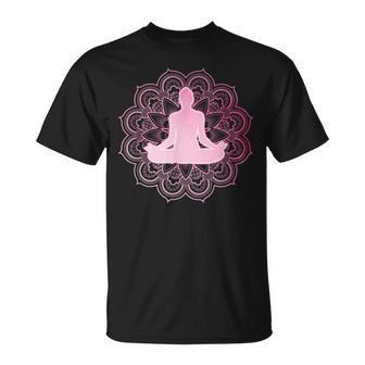 Yoga Meditación Mandala Diseño Espiritual Zen Camiseta unisex - Regaloses
