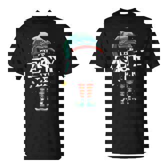 Zesty Elf Christmas Group Xmas Pajama Party T-Shirt - Monsterry