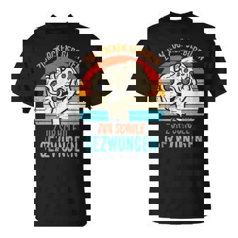 Zum Zocken Geboren Zur Schule Gezwungen Gamer Gamer Boys' T-Shirt - Geschenkecke