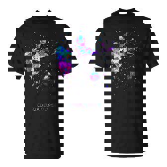 Zuzi's Carte De La Guadeloupe Noir -Adulte S T-Shirt - Cadeauxyz