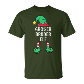 Big Brother Elf Partner Look Family Outfit Christmas T-Shirt - Geschenkecke