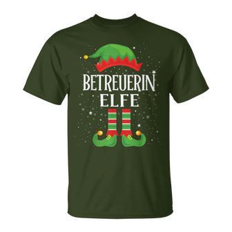 Caregiver Elf Outfit Christmas Family Elf Christmas T-Shirt - Geschenkecke