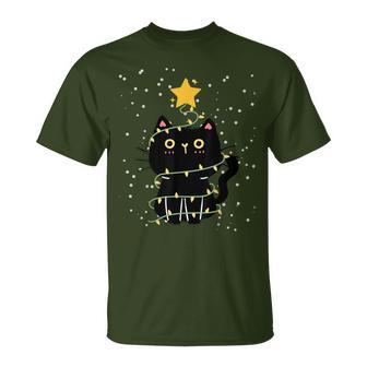 Cat Cat Lover Christmas Outfit Christmas T-Shirt - Geschenkecke