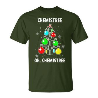 Chemistree Oh Chemistree Science Christmas Chemistry T-Shirt - Geschenkecke