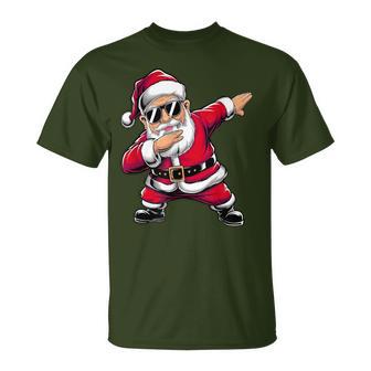 Christmas Boys Children Dabbing Santa T-Shirt - Geschenkecke