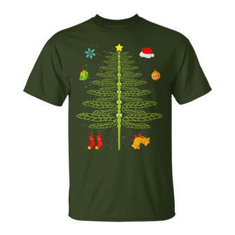 Christmas Dragonfly Christmas Tree Dragonfly Christmas T-Shirt - Geschenkecke